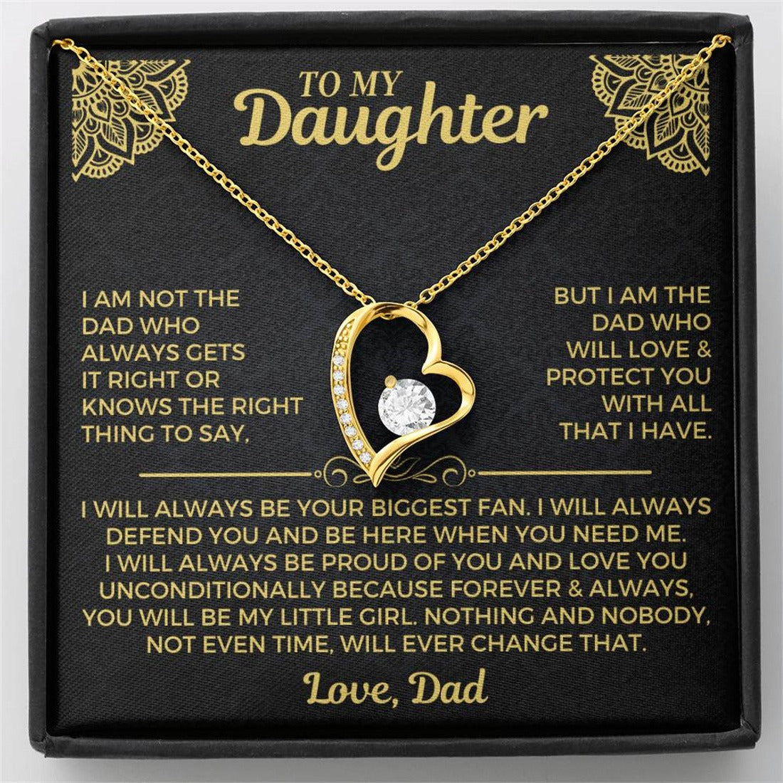 Unbreakable Bond Necklace — From Dad