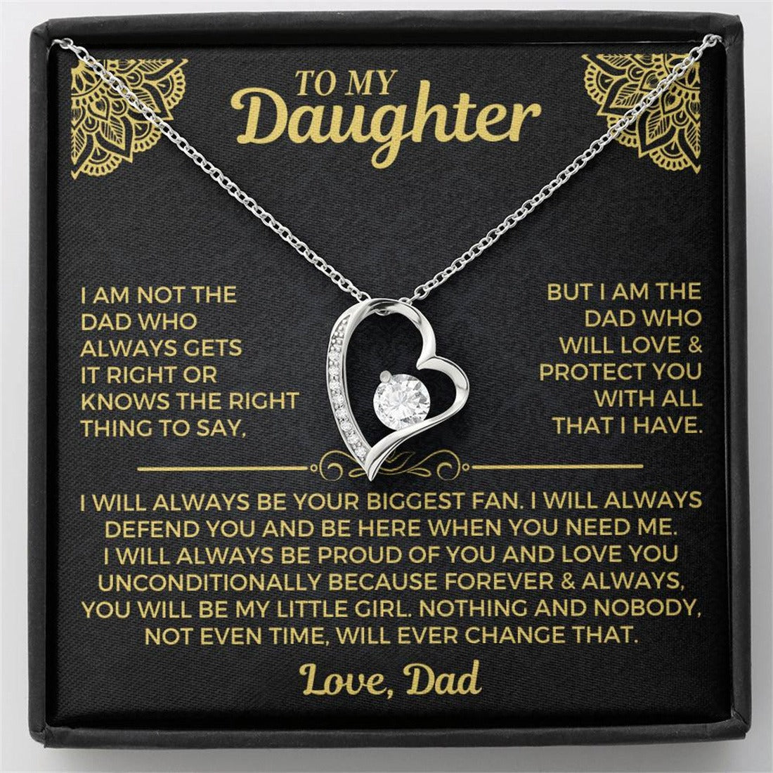 Unbreakable Bond Necklace — From Dad