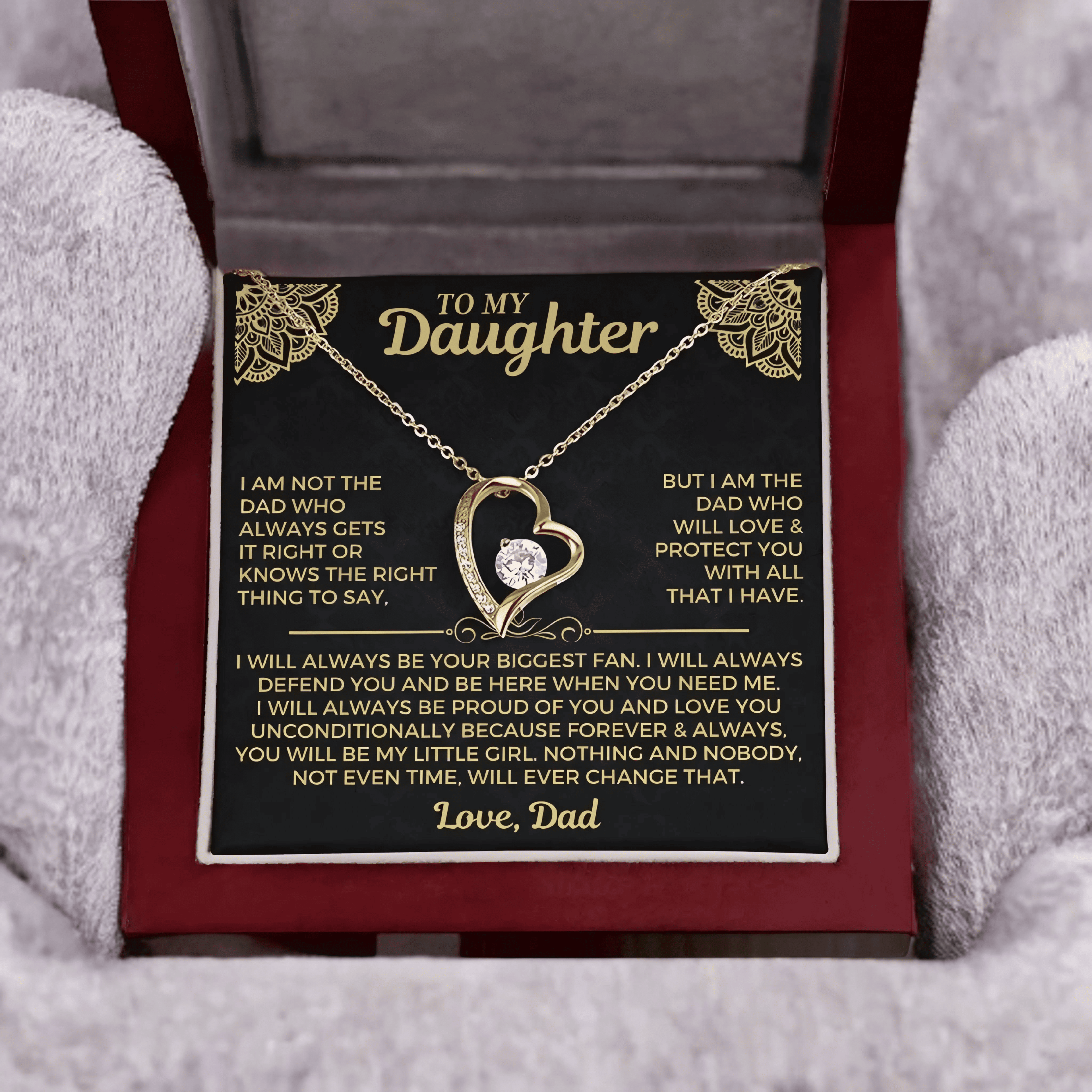 Unbreakable Bond Necklace — From Dad